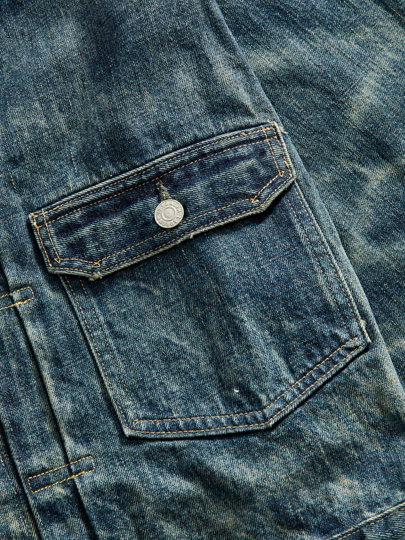 Westview Denim Jacket in Roughout Indigo