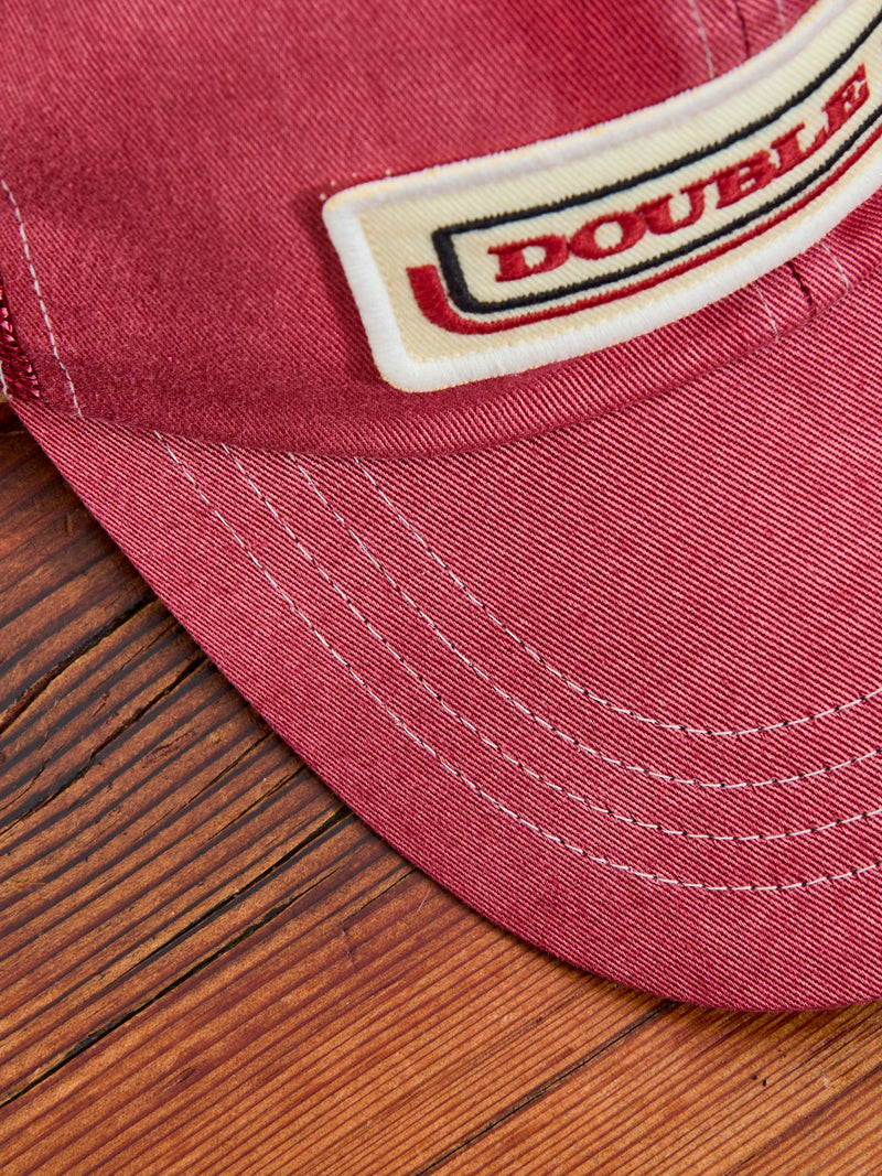 Double RL Trucker Cap in Faded Red