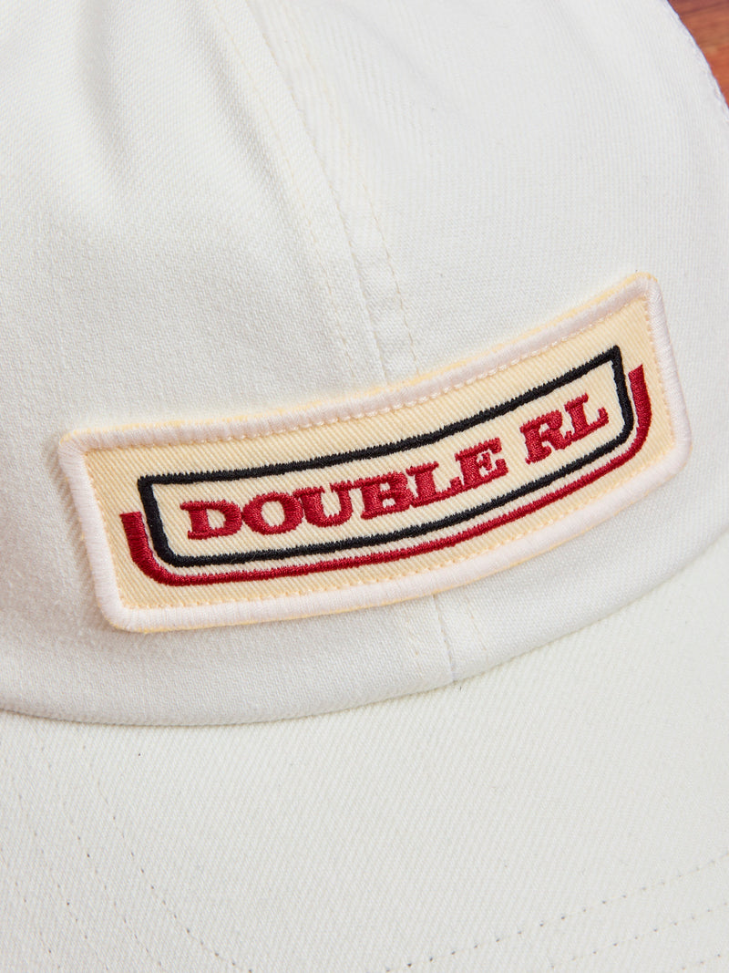 Double RL Trucker Cap in Vintage White