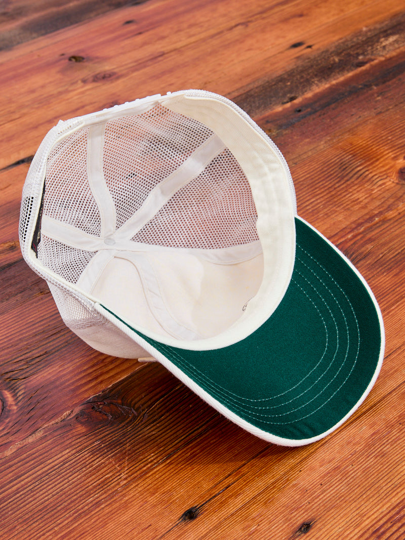 Double RL Trucker Cap in Vintage White