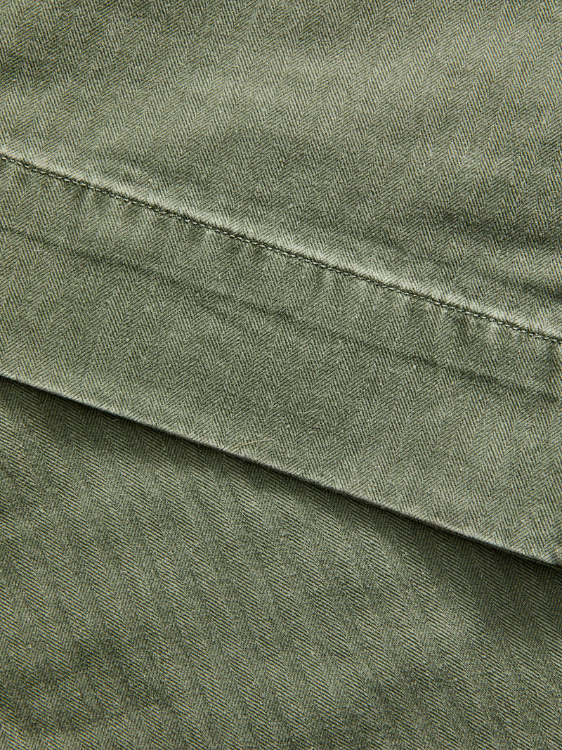 Herringbone Twill Field Pants in Washed Olive