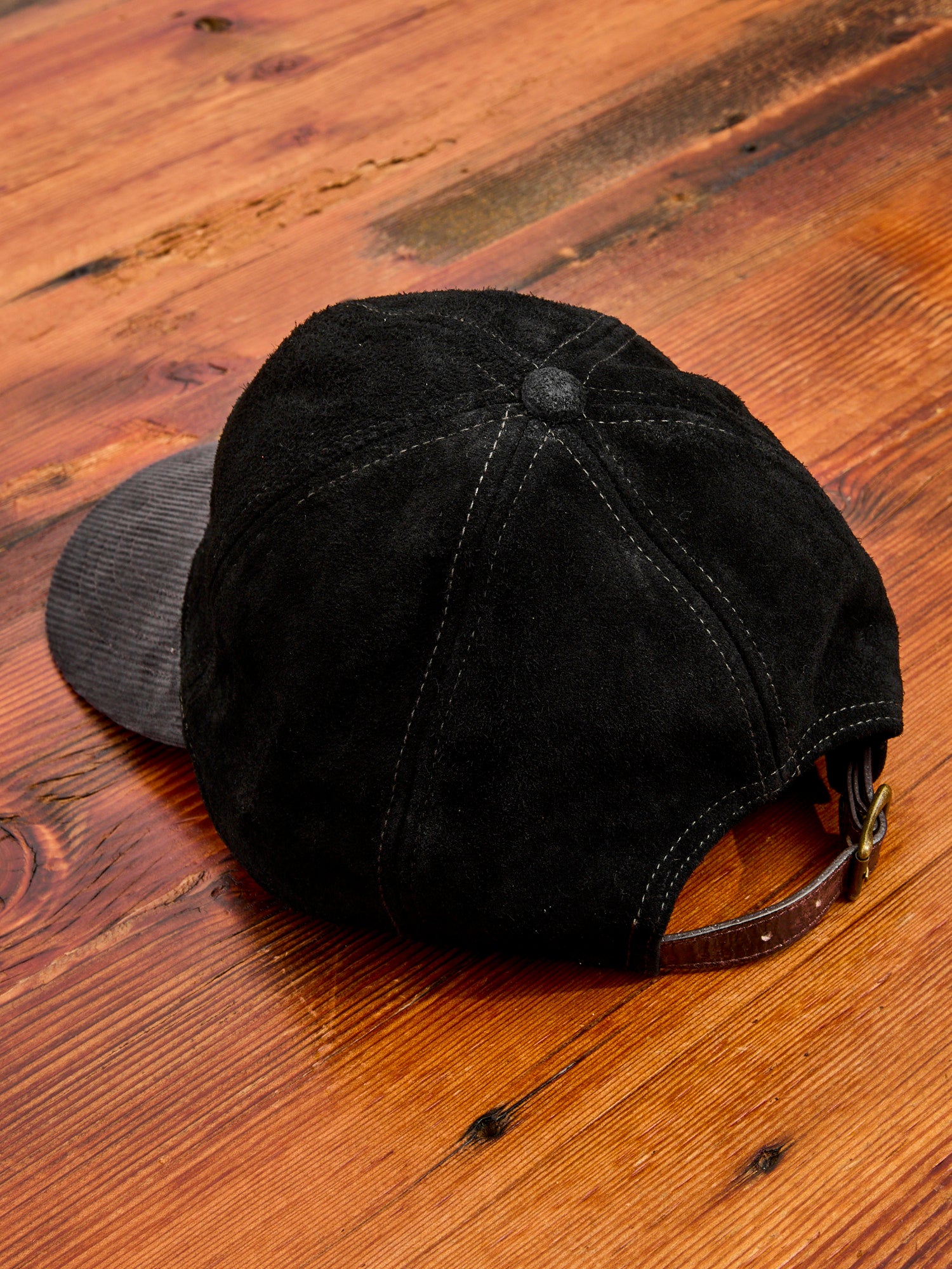 Ranch Logo Suede Cap in Black – Blue Owl Workshop