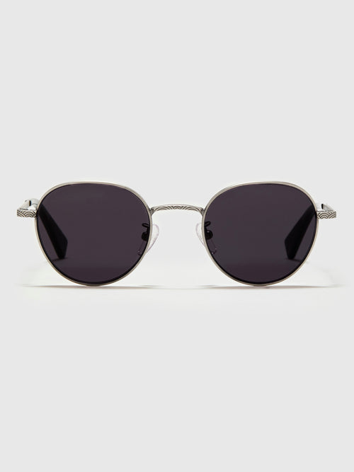 SP-04 "Steel Panto" Sunglasses in Silver/Grey