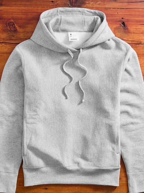 Heavyweight Pullover Hoodie in Heather Grey