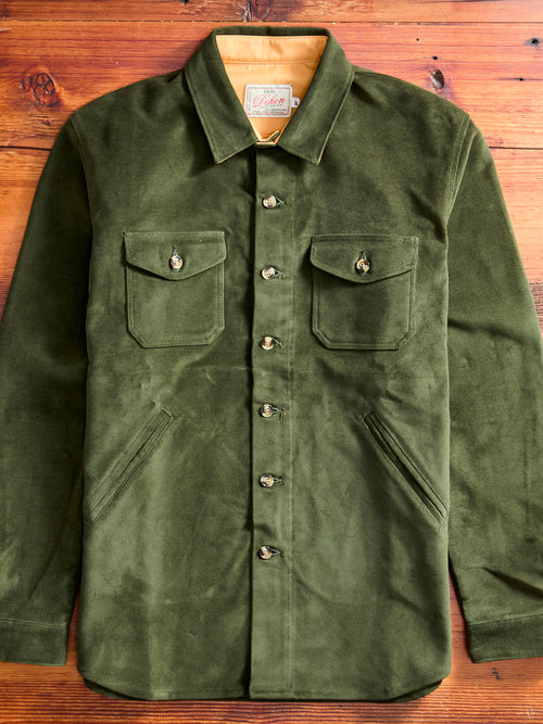 Crissman Overshirt in Loden Moleskin