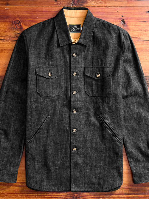 Crissman Overshirt in Slate Denim