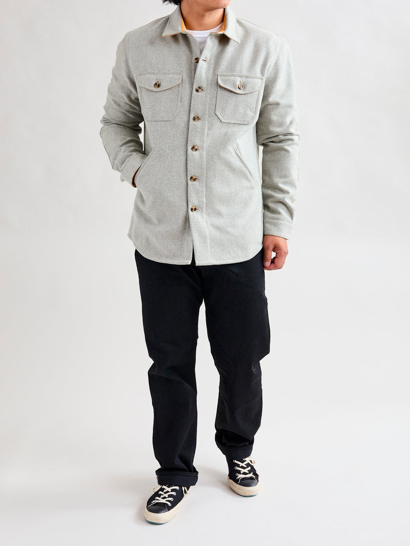 Crissman Overshirt in Light Oxford