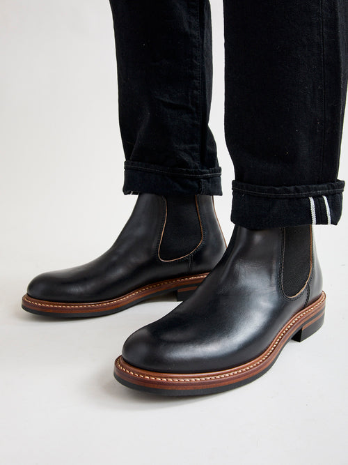 Chelsea Boot in Horween Chromexcel Black