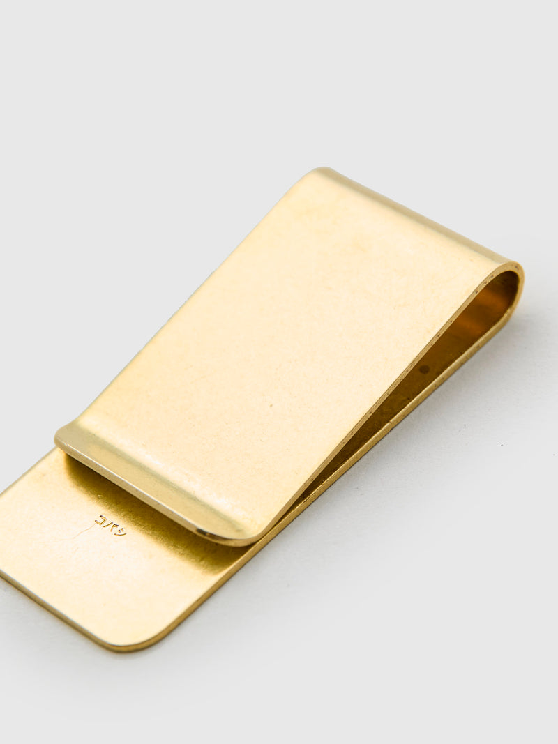 Money Clip in Brass