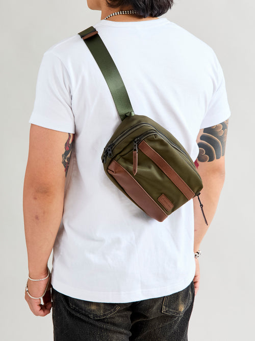 Explorer Sling Bag in Khaki