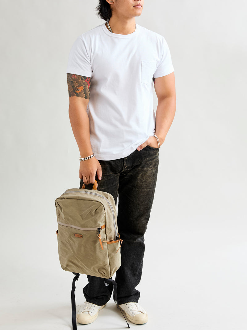 Root Square Backpack in Beige