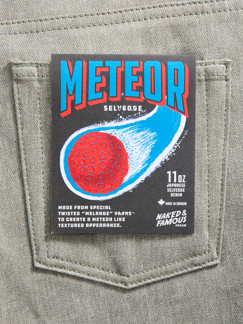 "Meteor Selvedge" 11oz Selvedge Denim - Weird Guy Fit