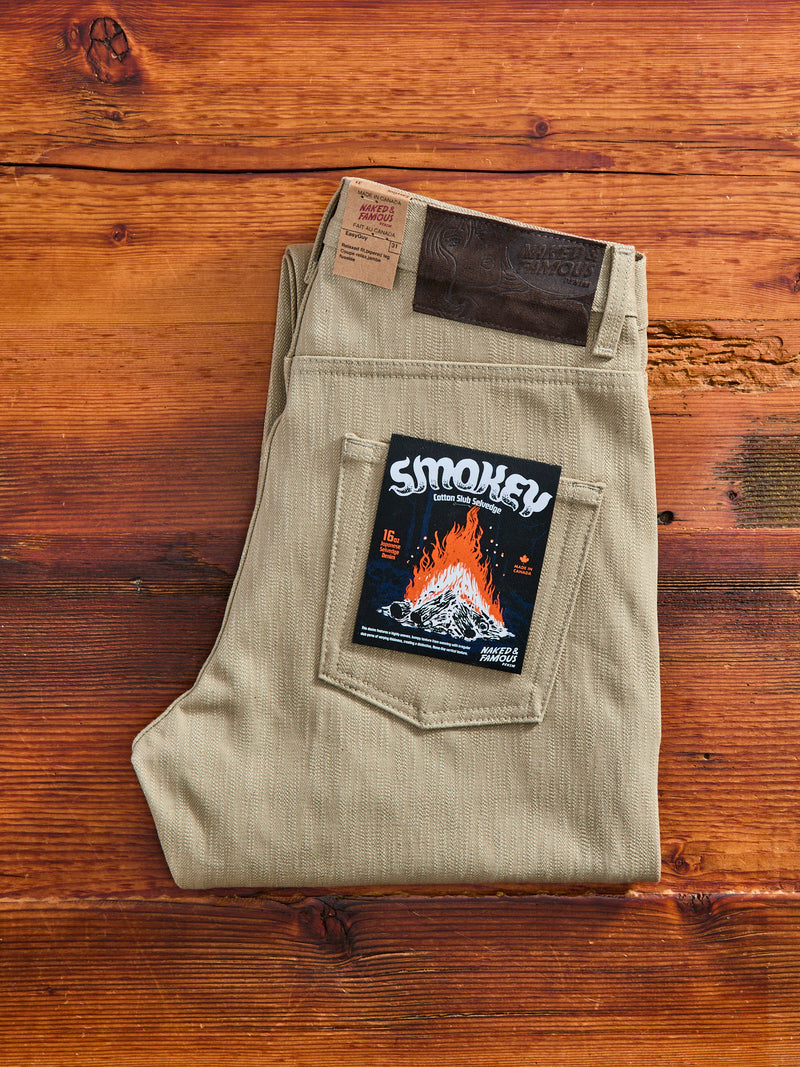 "Smokey Cotton Slub" 16oz Selvedge Denim - Easy Guy Fit