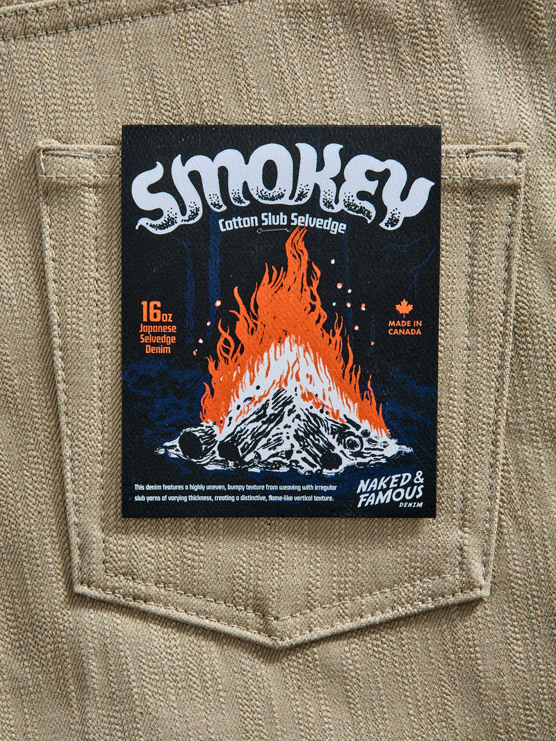 "Smokey Cotton Slub" 16oz Selvedge Denim - Easy Guy Fit