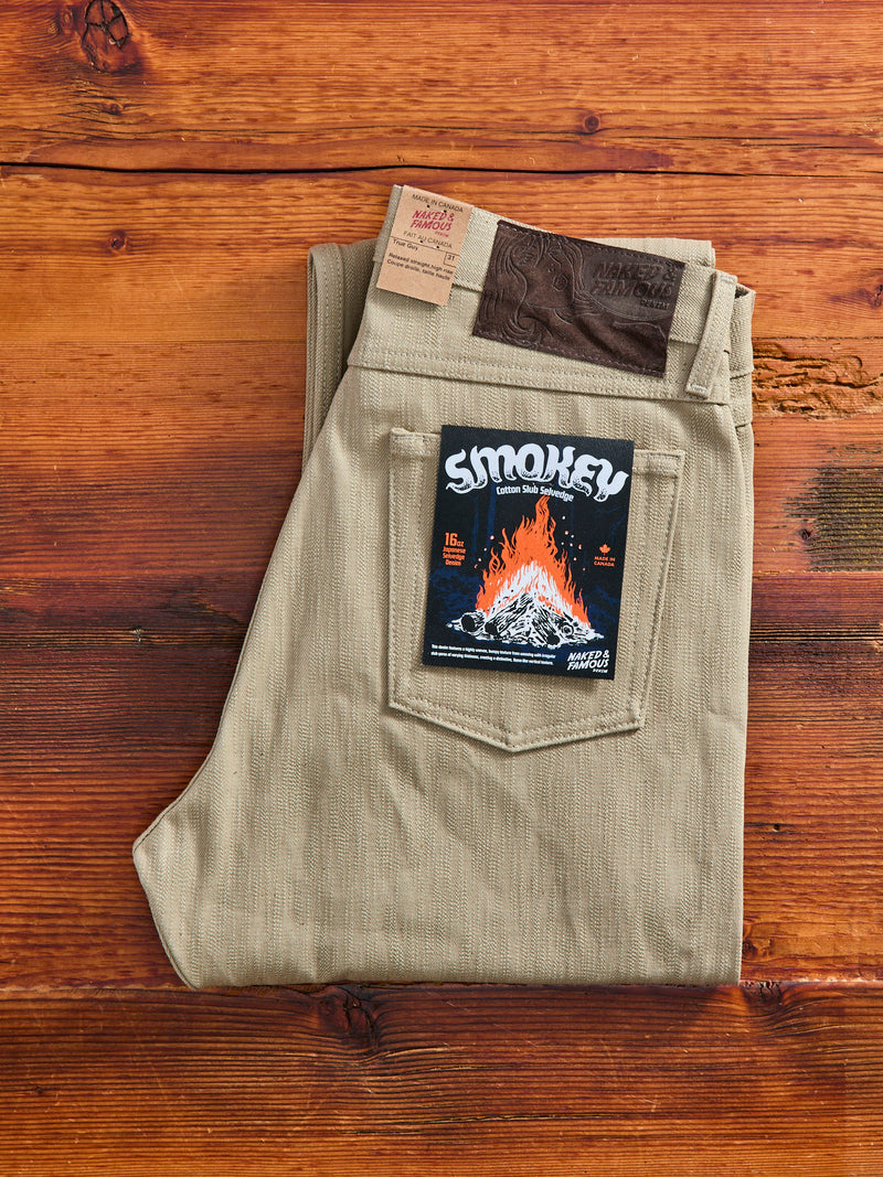 "Smokey Cotton Slub" 16oz Selvedge Denim - True Guy Fit