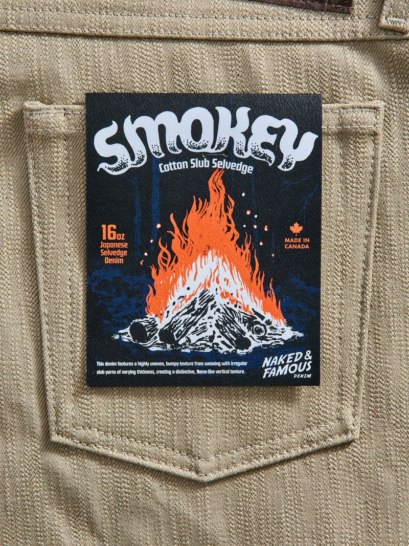 "Smokey Cotton Slub" 16oz Selvedge Denim - True Guy Fit