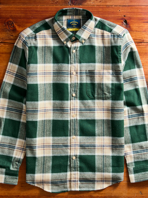 Fence Button-Up Shirt in Pine