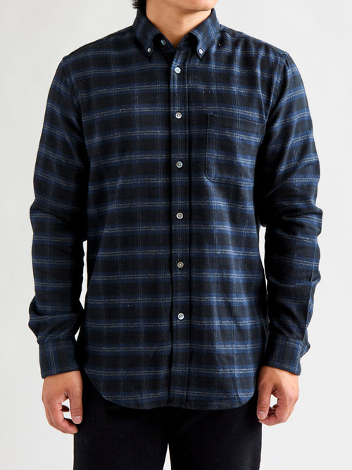 Cachal Button-Up Shirt in Dark Navy