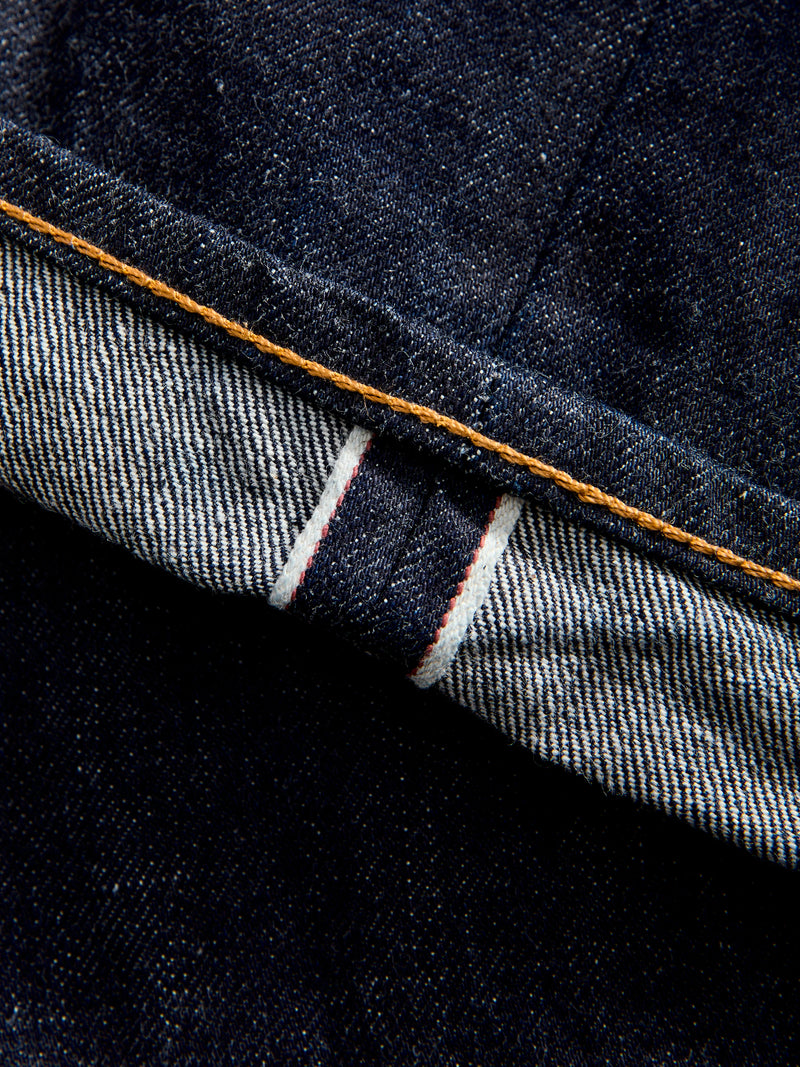 "East-West" 16oz Rinsed Selvedge Denim - High Slim Fit