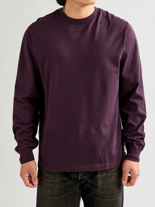 Midweight Long Sleeve T-Shirt in Oxblood