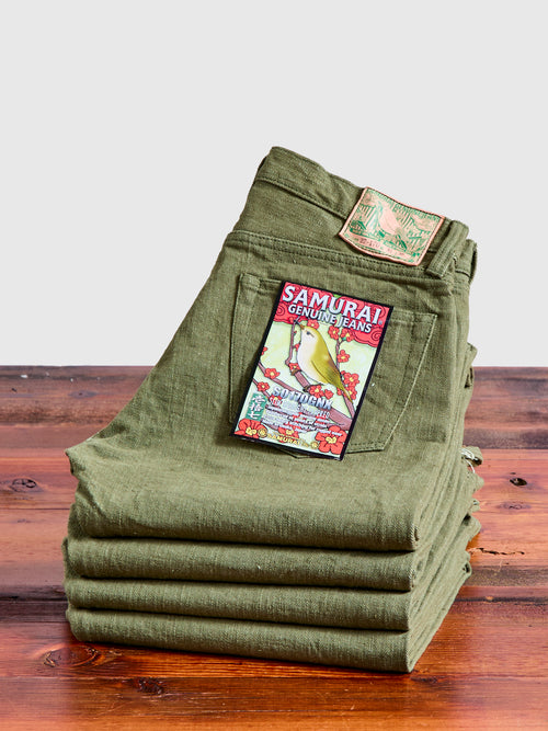 S0170GNX "Uguisu" 17oz Selvedge Denim - Straight Tapered Fit