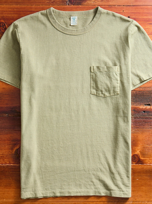 Pigment Dyed Pocket Tee in Dusty Zeder