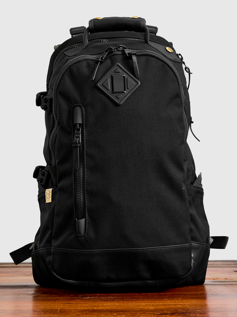 Cordura 20L Backpack in Black Lambskin