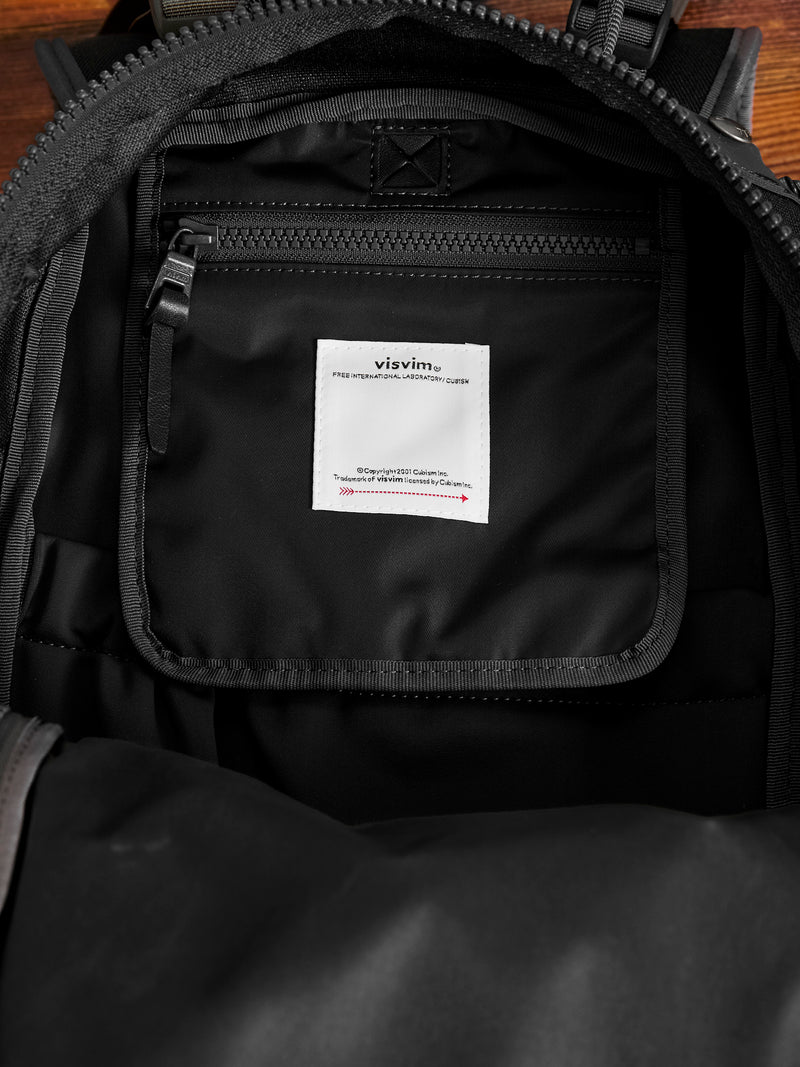 Cordura 20L Backpack in Black Lambskin