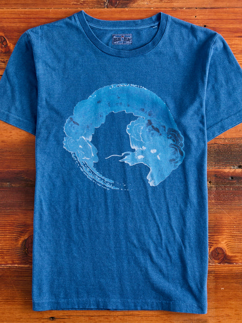 "Dragon" Bassen T-Shirt in Indigo