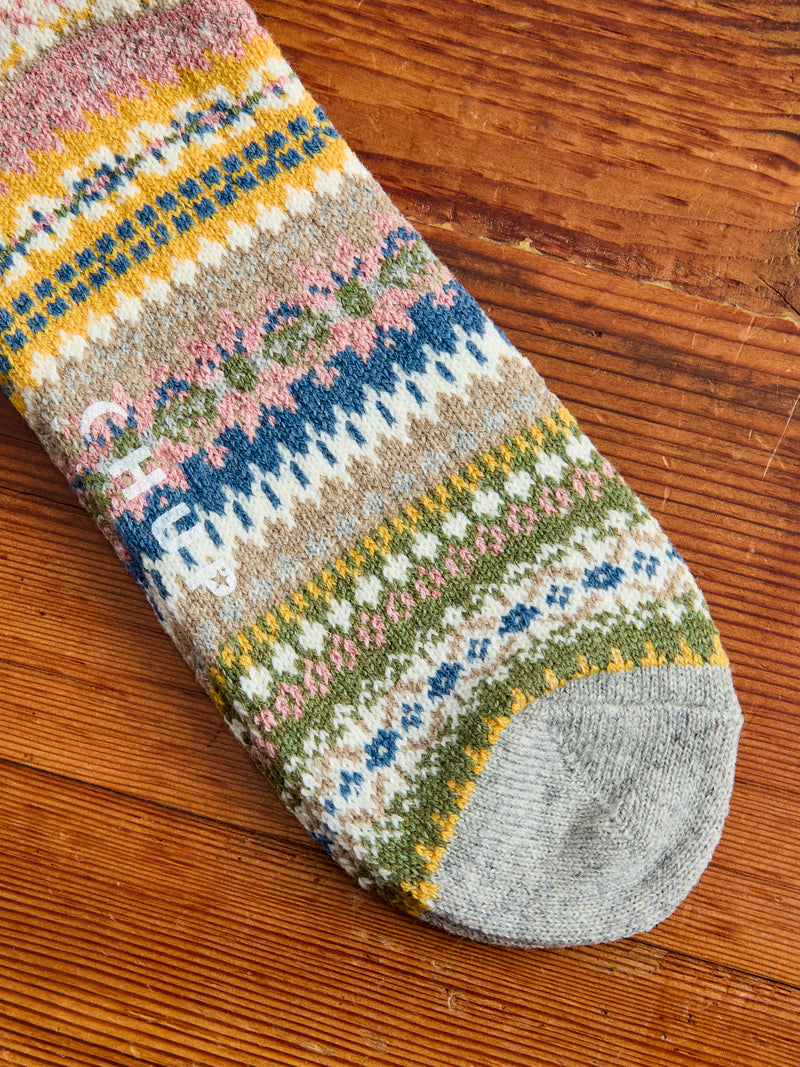 Four Seasons Sock in Khaki