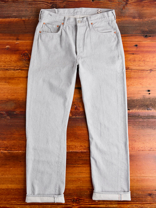 1102G 12oz Grey Selvedge Denim - Straight Fit