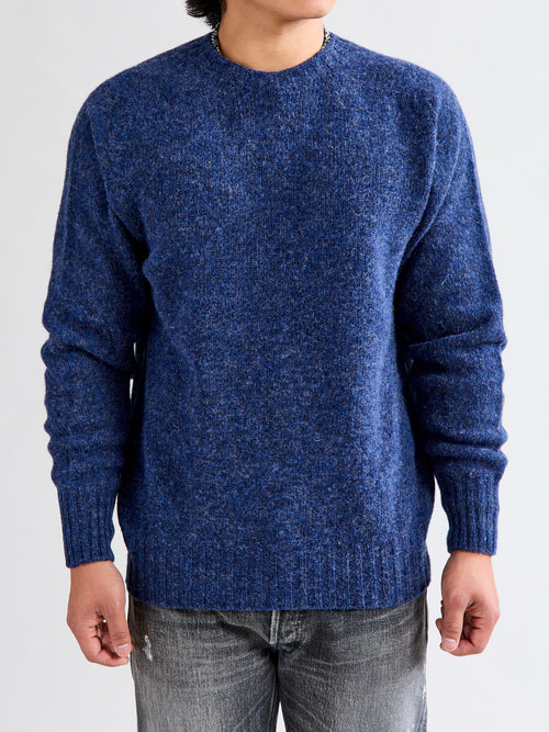 "Birth of the Cool" Wool Sweater in Denim