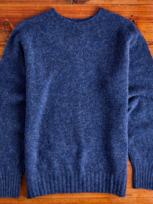 "Birth of the Cool" Wool Sweater in Denim