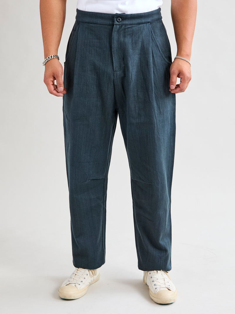 Nico Pants in Iron/Indigo Denim