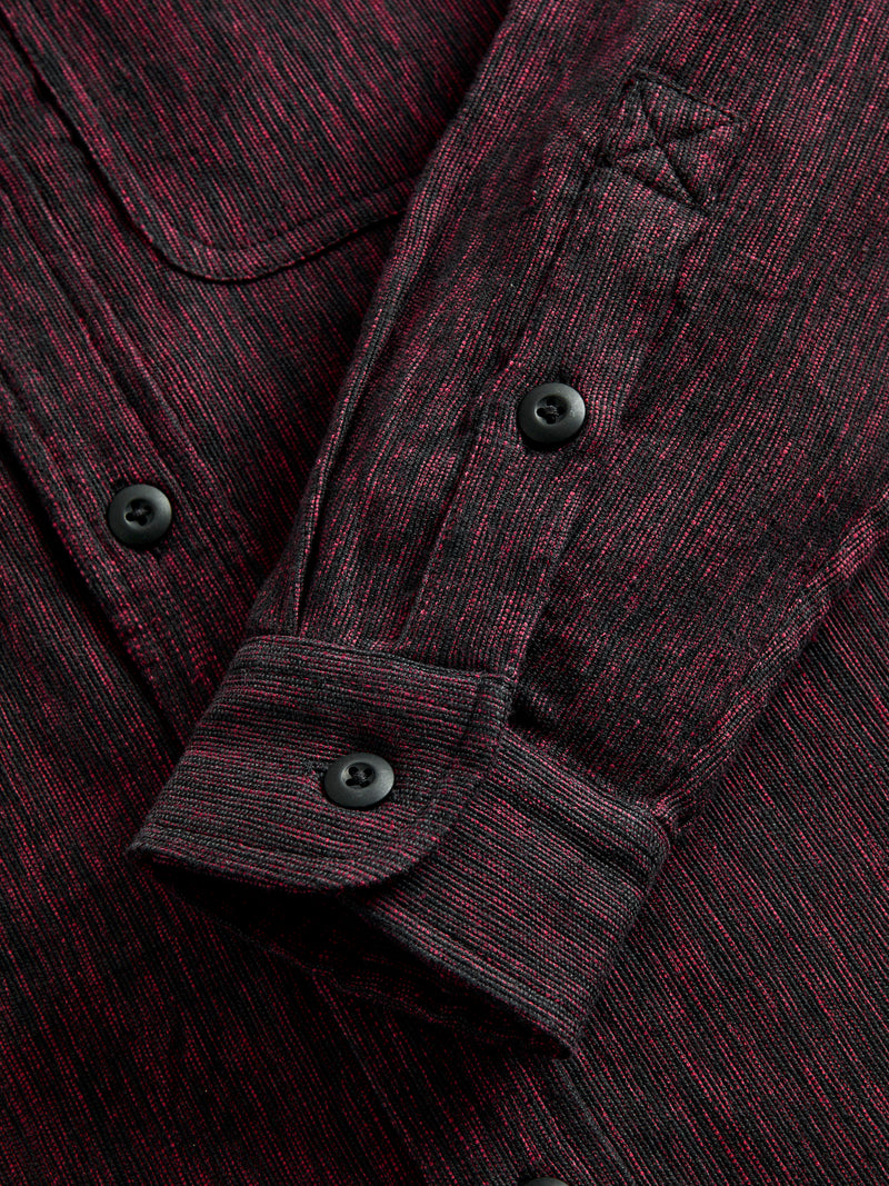 Ames Workshirt in Indian Madder/Iron Canvas