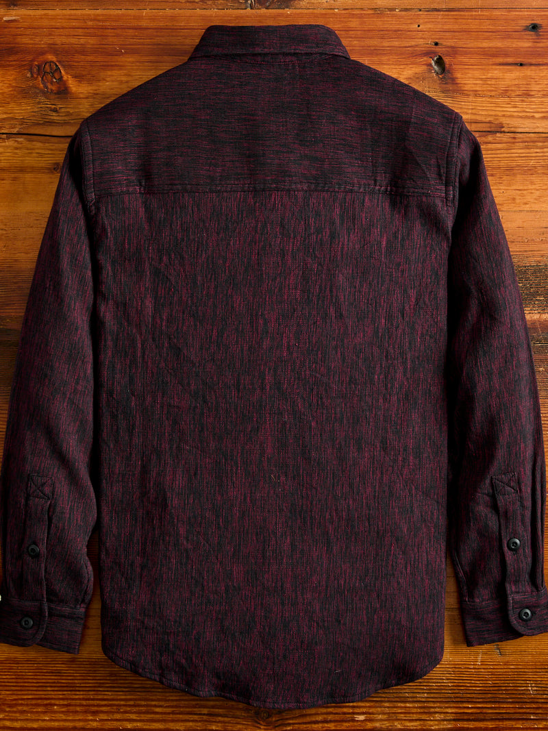 Ames Workshirt in Indian Madder/Iron Canvas