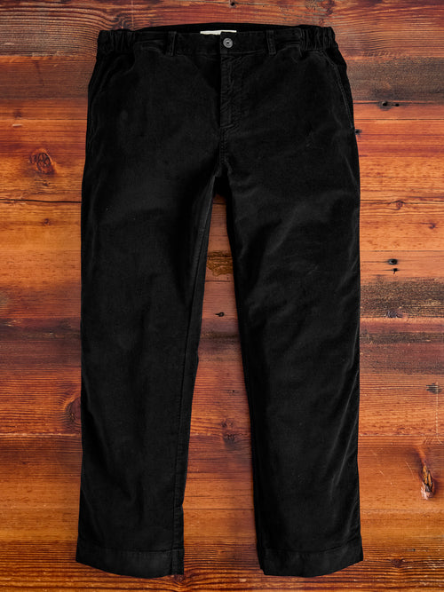 Aberlour Moleskin Pants in Ink Black