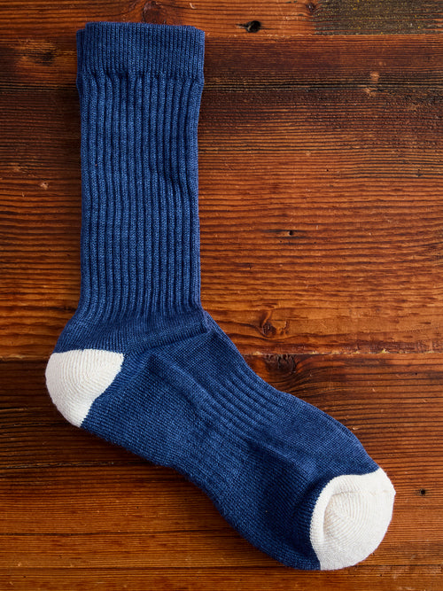 Elgin Wool Sock in Scotch Blue