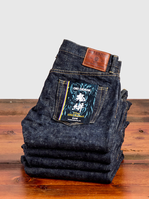 622 "Kasuri" 17oz Slub Selvedge Denim - Relaxed Tapered Fit