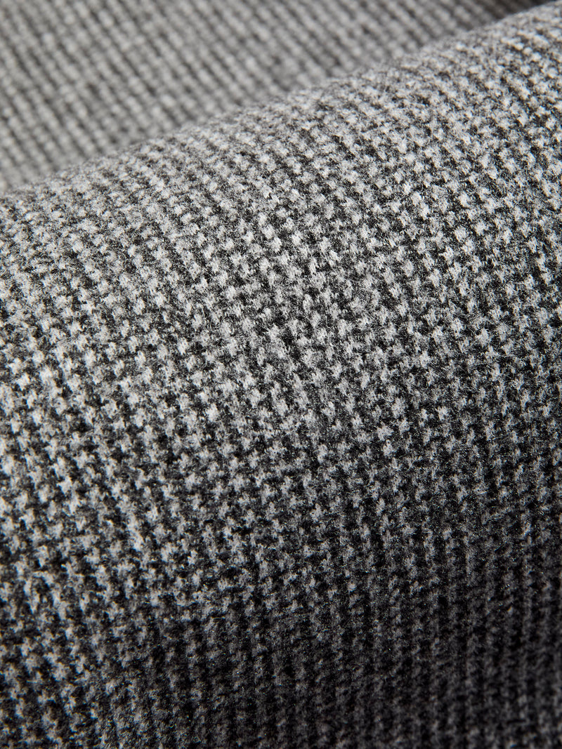 French Work Pants in Grey Houndstooth