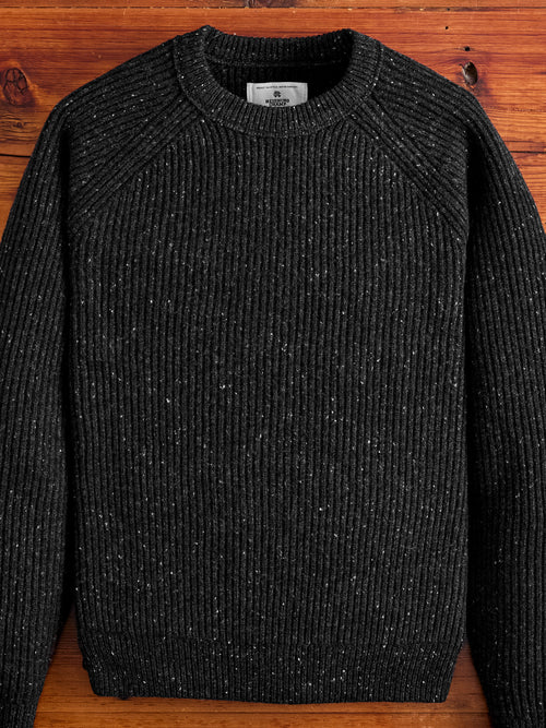 Nep Merino Kenny Crewneck in Black