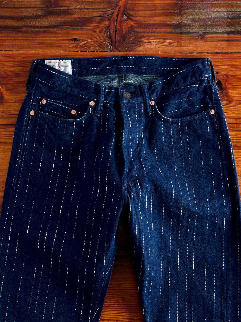 D1885S "Rain Kasuri" 14oz Selvedge Denim - Regular Tapered Fit