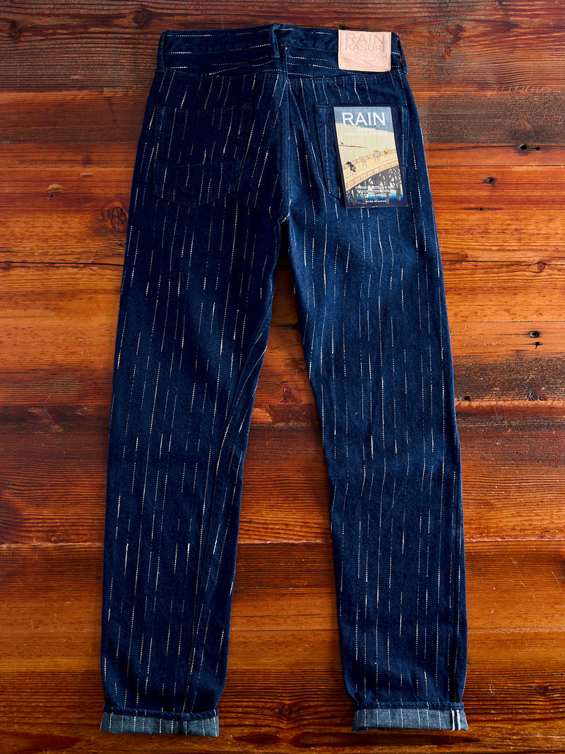 D1885S "Rain Kasuri" 14oz Selvedge Denim - Regular Tapered Fit