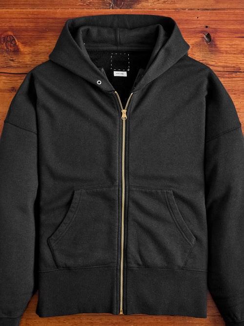 Court Zip Hoodie C/WS in Black