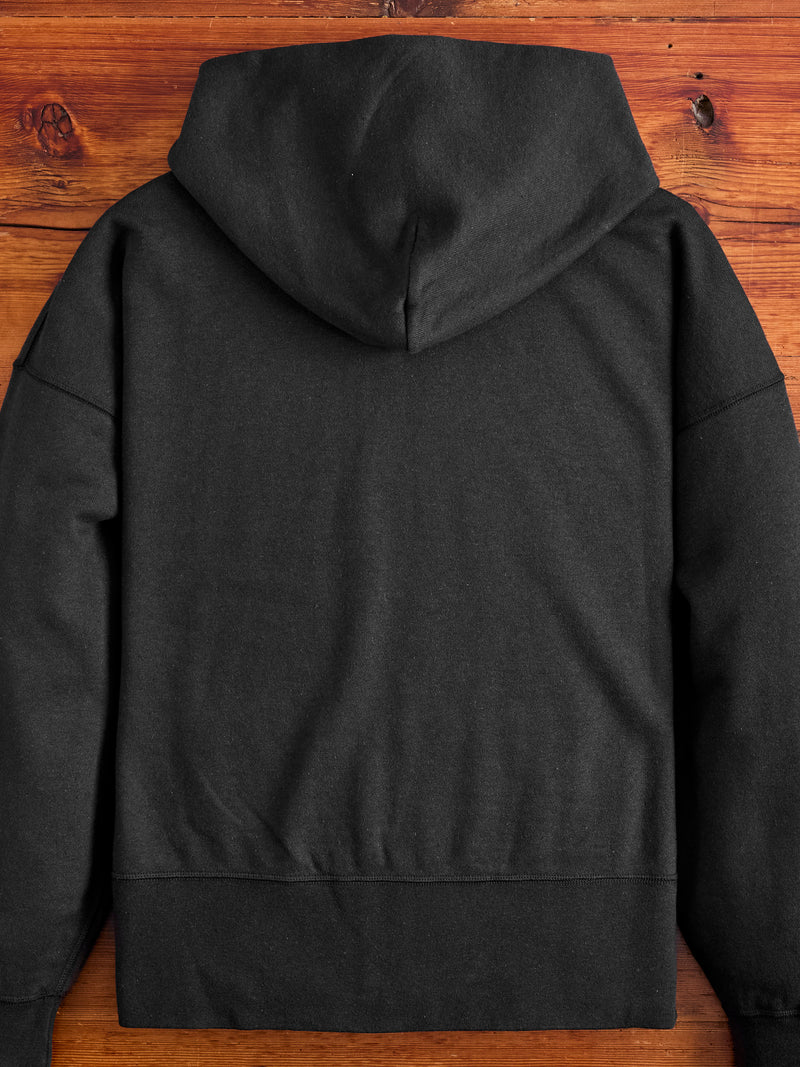 Court Zip Hoodie C/WS in Black