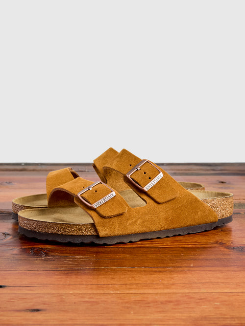 Arizona Sandal in Suede Mink