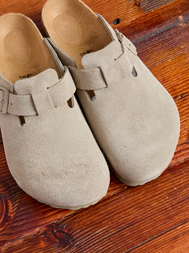 Boston Clog in Faded Khaki