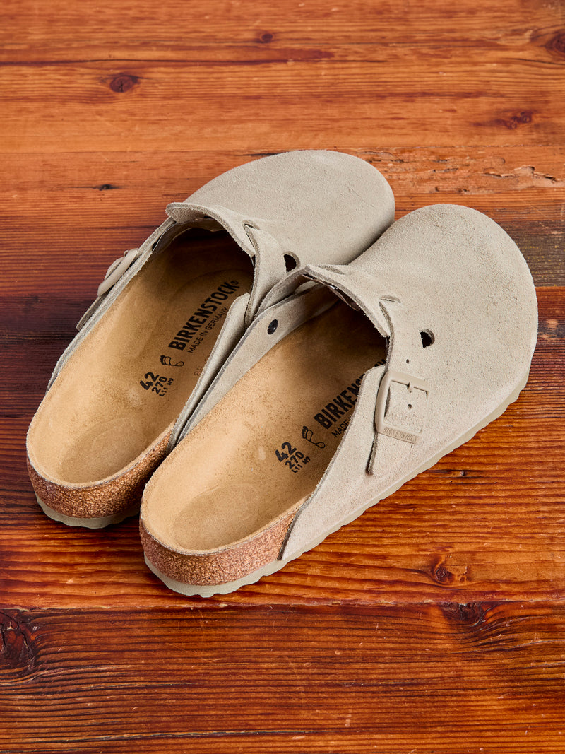 Boston Clog in Faded Khaki