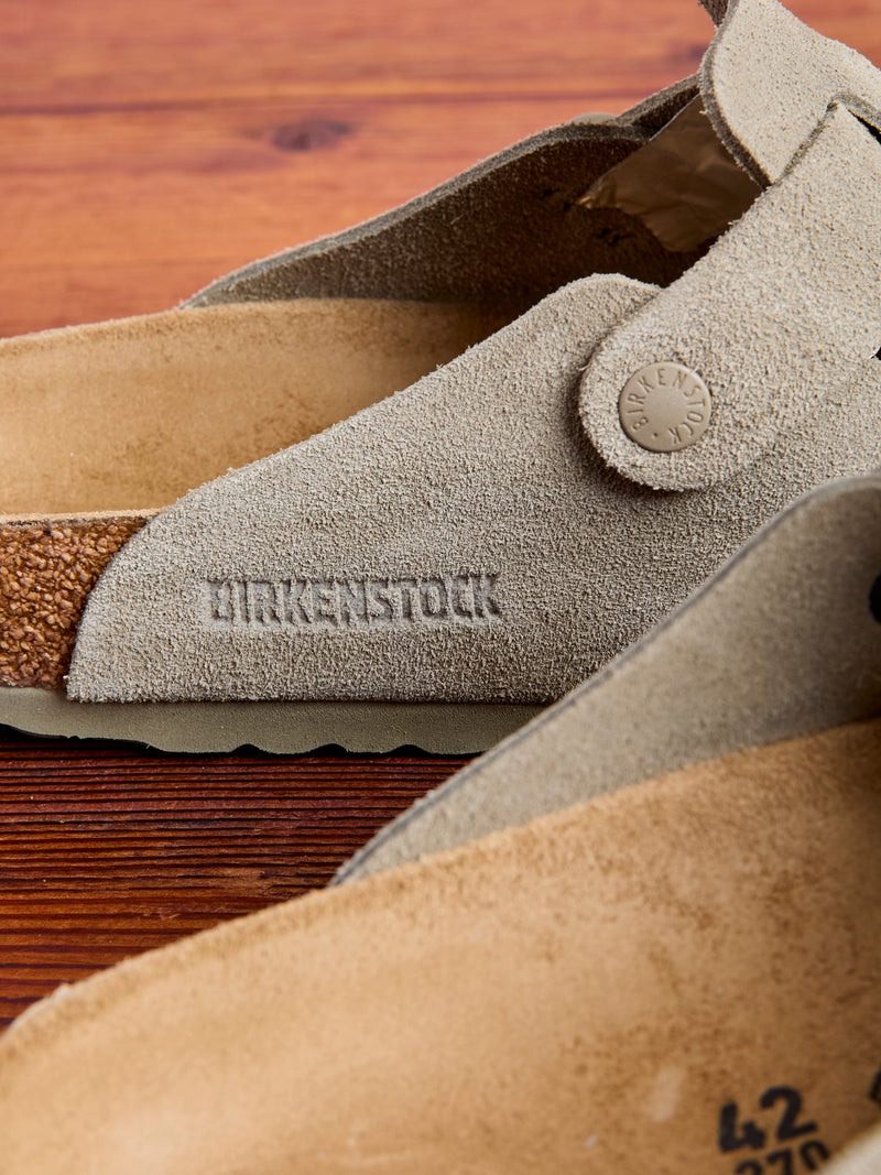 Boston Clog in Faded Khaki