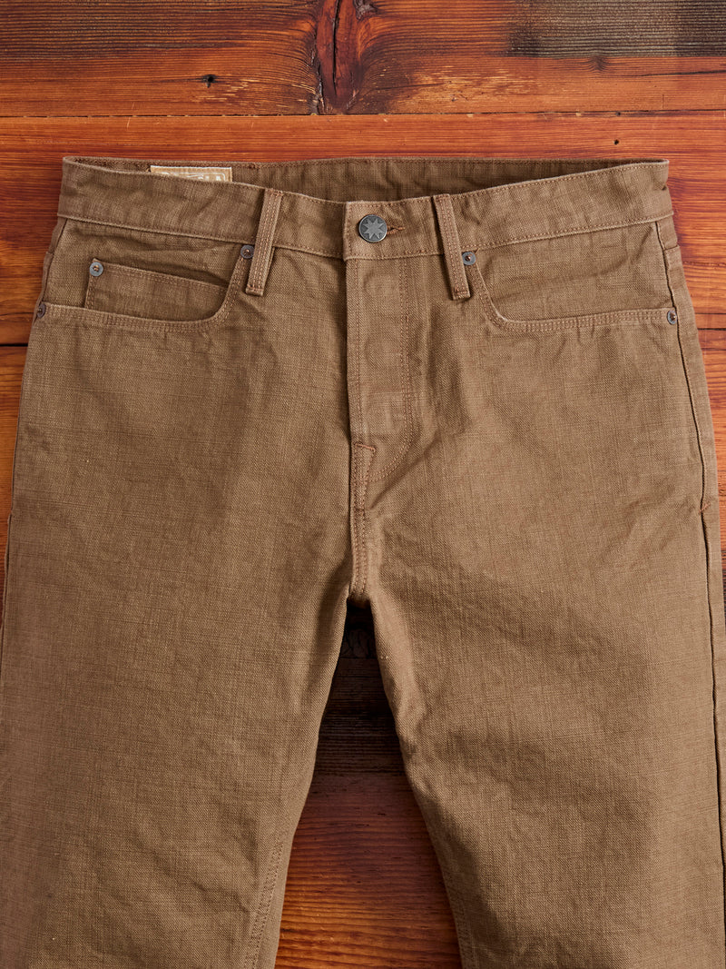 Rialto Pant in Dark Tan